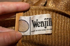 Vintage Gold Knit Dress