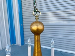 Vintage Gold Leaf Chandelier