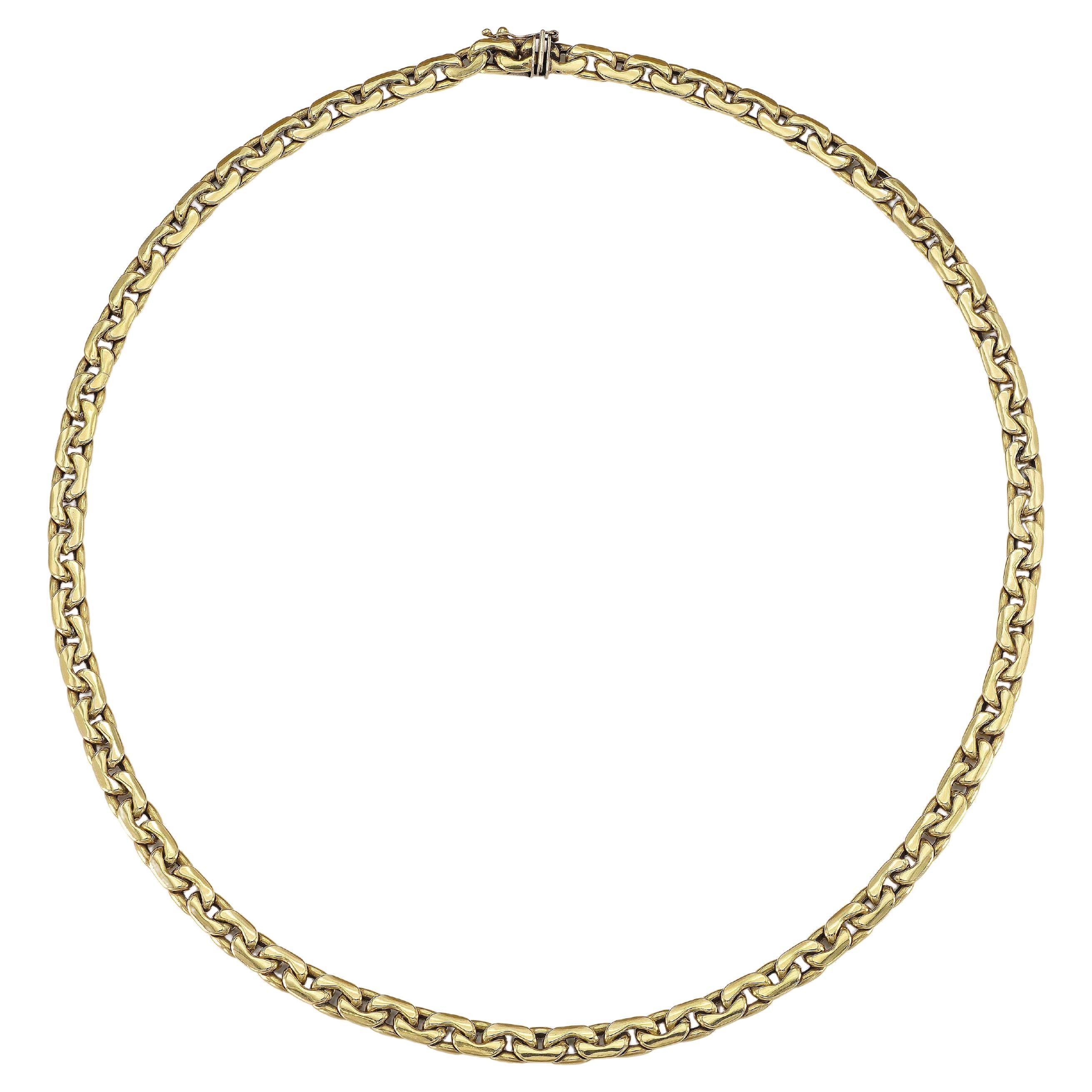 Collier vintage à maillons en or