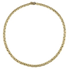 Vintage Gold Link Necklace
