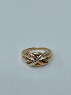 Vintage Gold Lovers Knot Ring