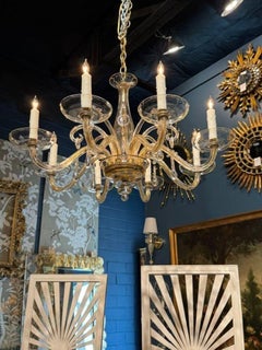 Vintage Gold Murano Chandelier
