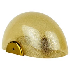 Vintage gold murano wall lamp F.Fabbian Italy 1970s