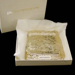 Vintage Gold PACO RABANNE Disco Mesh Schal