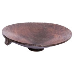 Used Gold Panning Tray / Bowl, Footed, NE Thailand, Mid-20th Century