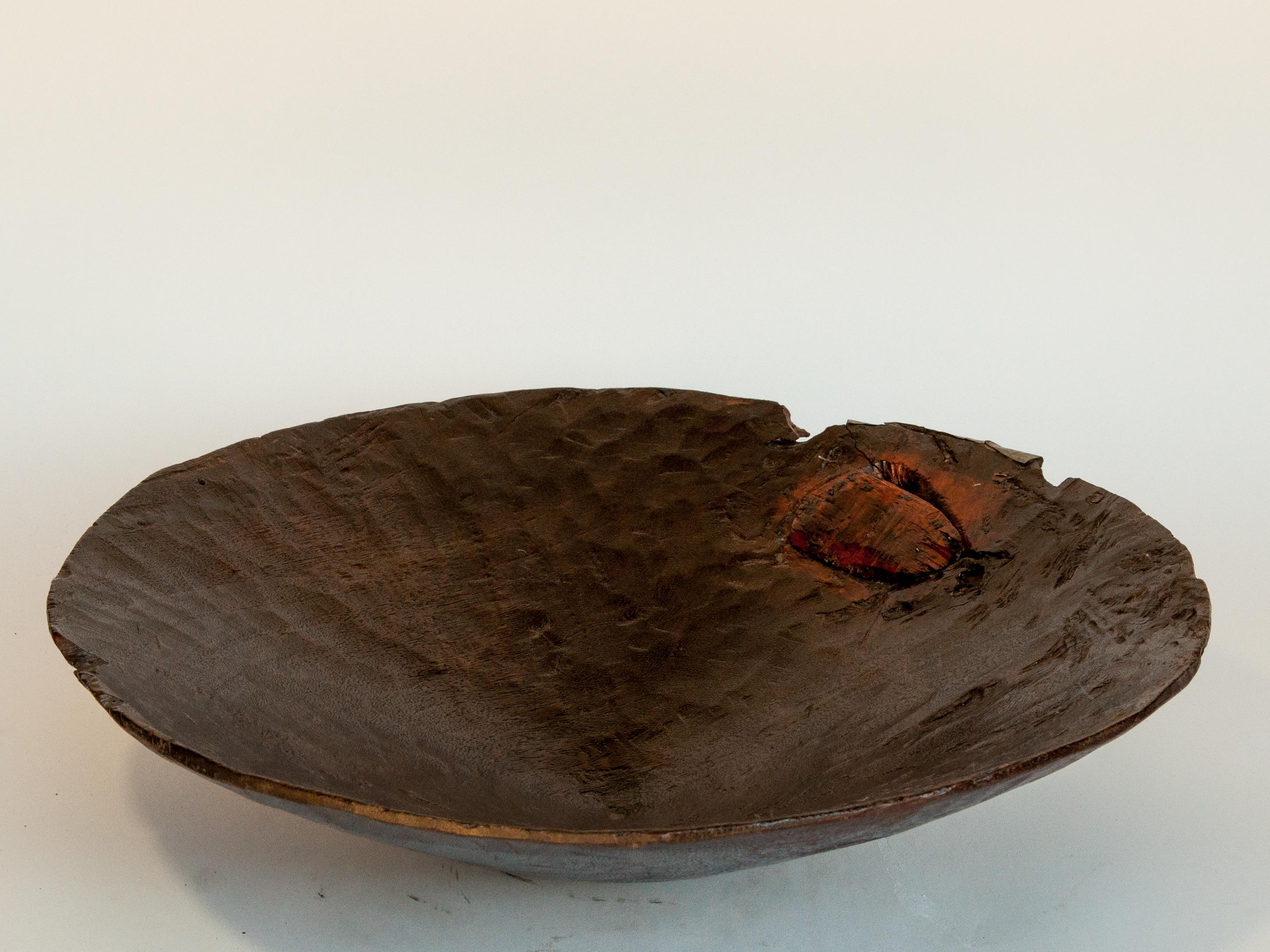 Hand-Crafted Vintage Gold Panning Tray / Bowl from Northeast Thailand, Mid-Late 20th Century
