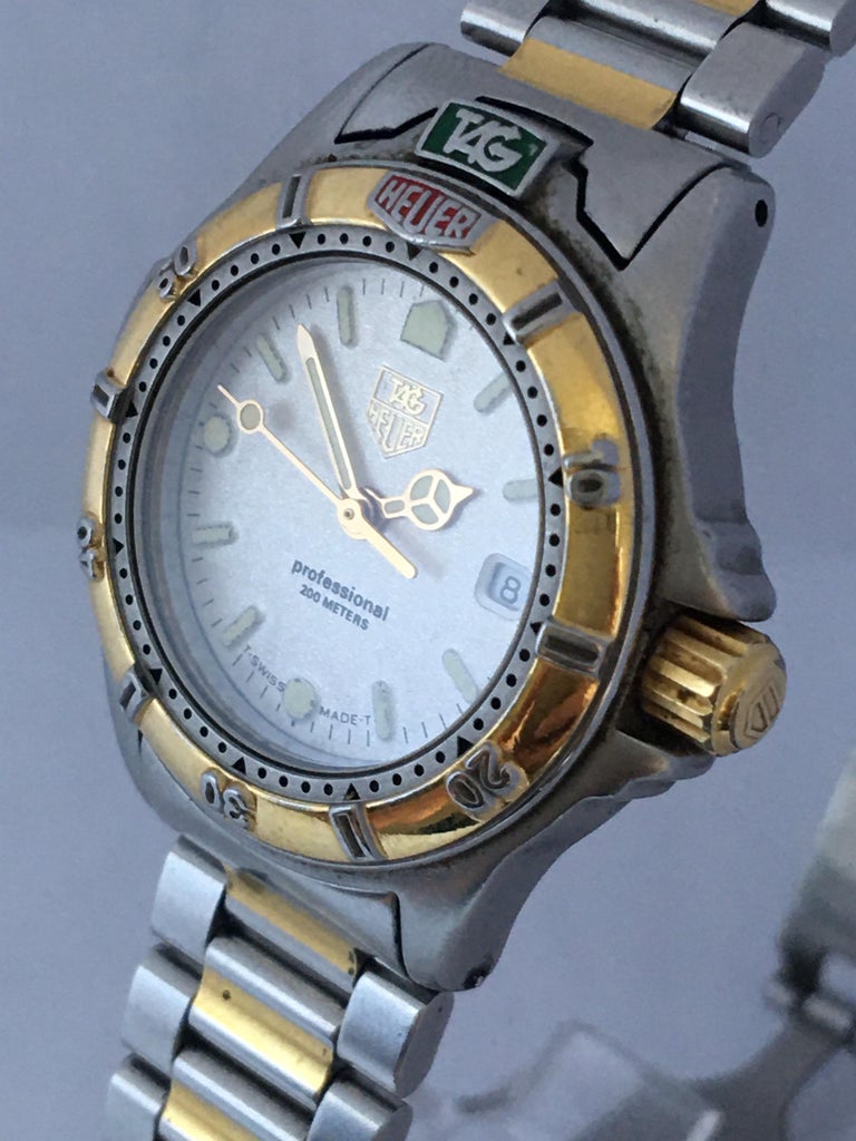 Vintage Gold Plate and Stainless Steel TAG Heuer ...
