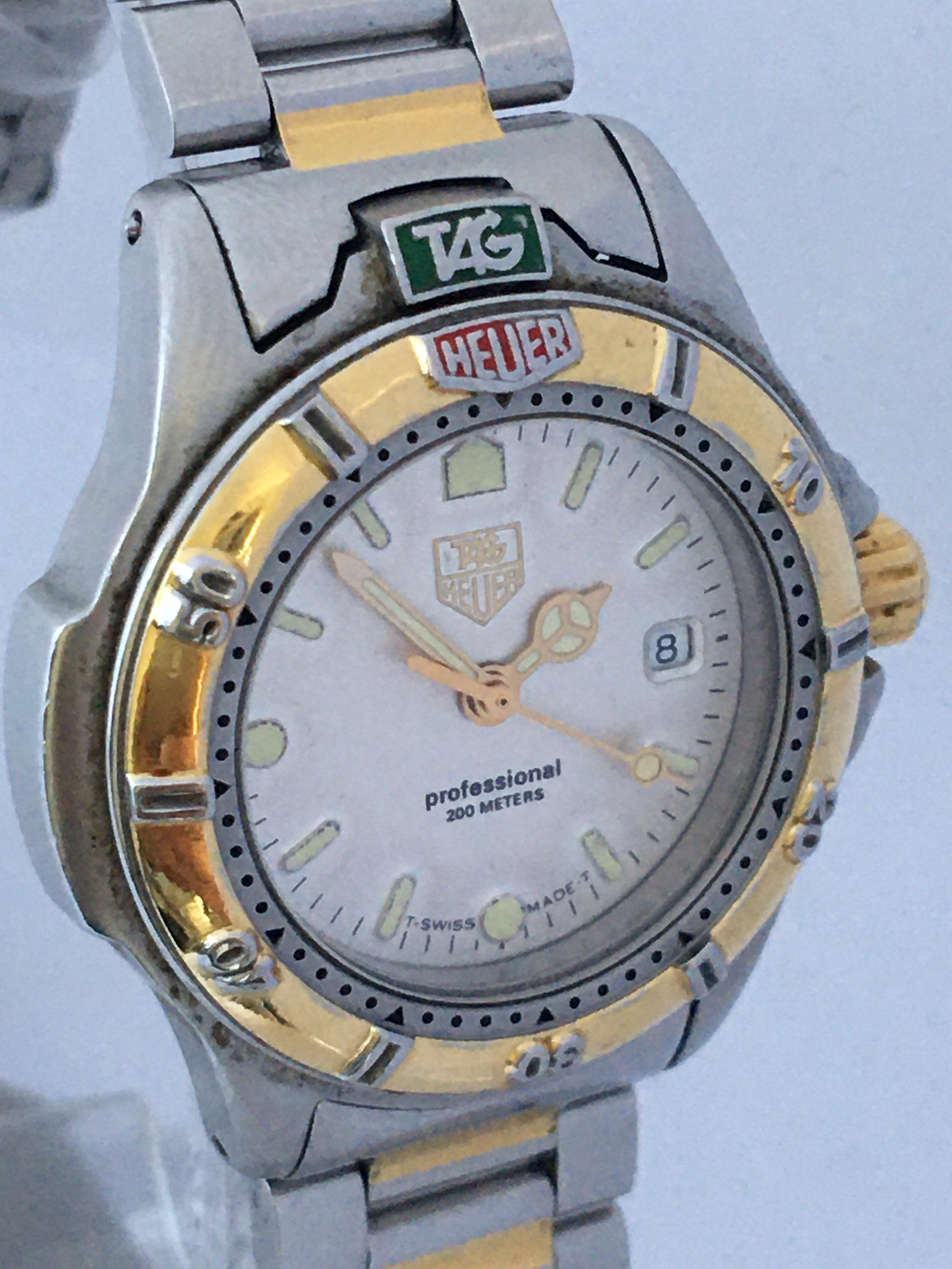 tag heuer professional 200 meters gold