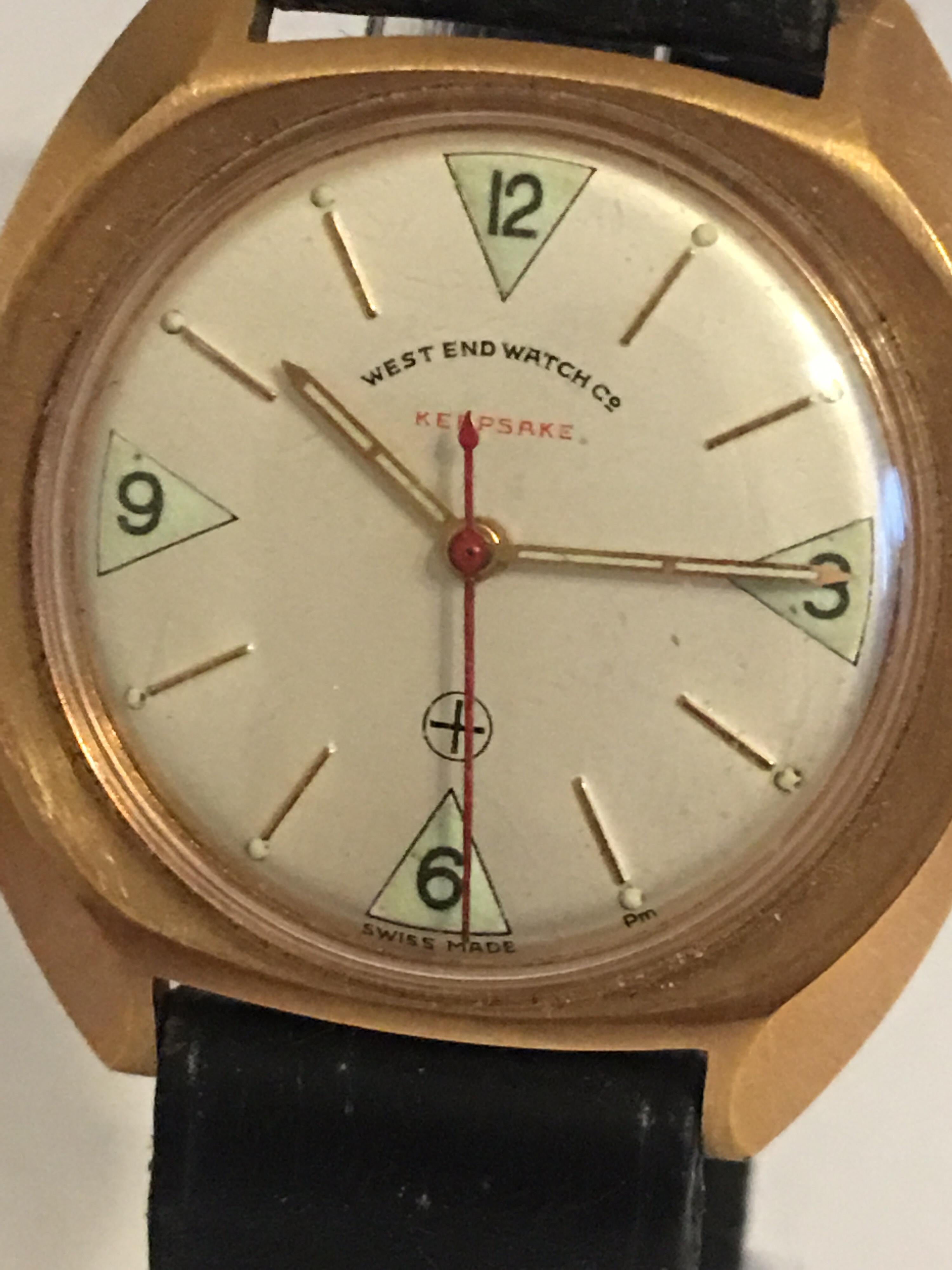 Vintage Gold-Plated 1970s West End Watch Co. with Swift Seconds 3