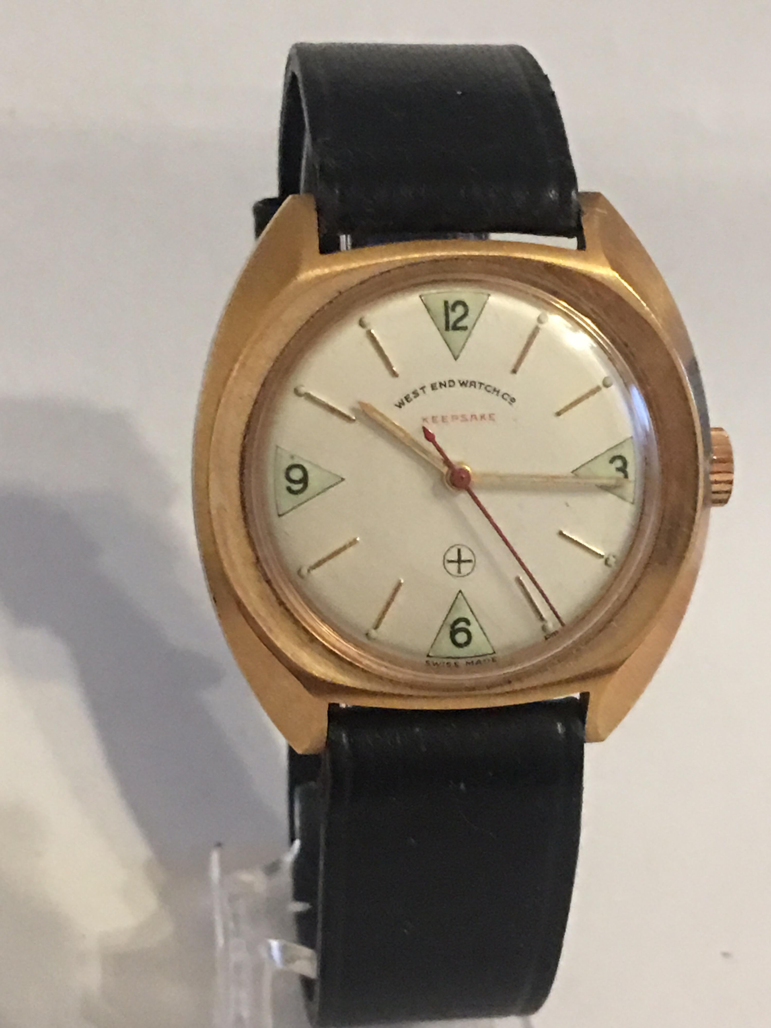 Vintage Gold-Plated 1970s West End Watch Co. with Swift Seconds 4