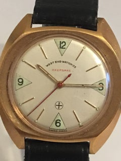 Vintage Gold-Plated 1970s West End Watch Co. with Swift Seconds
