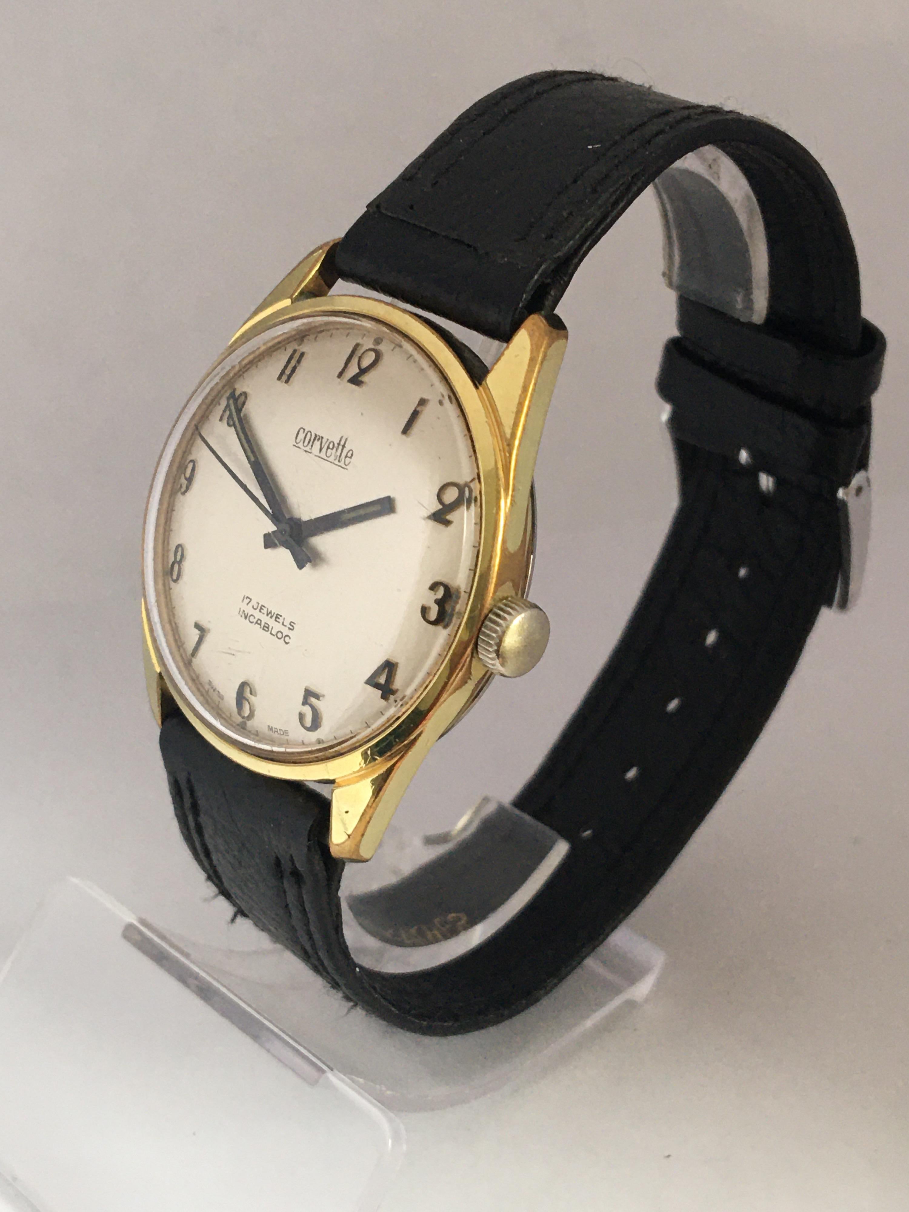 corvette incabloc ladies watch