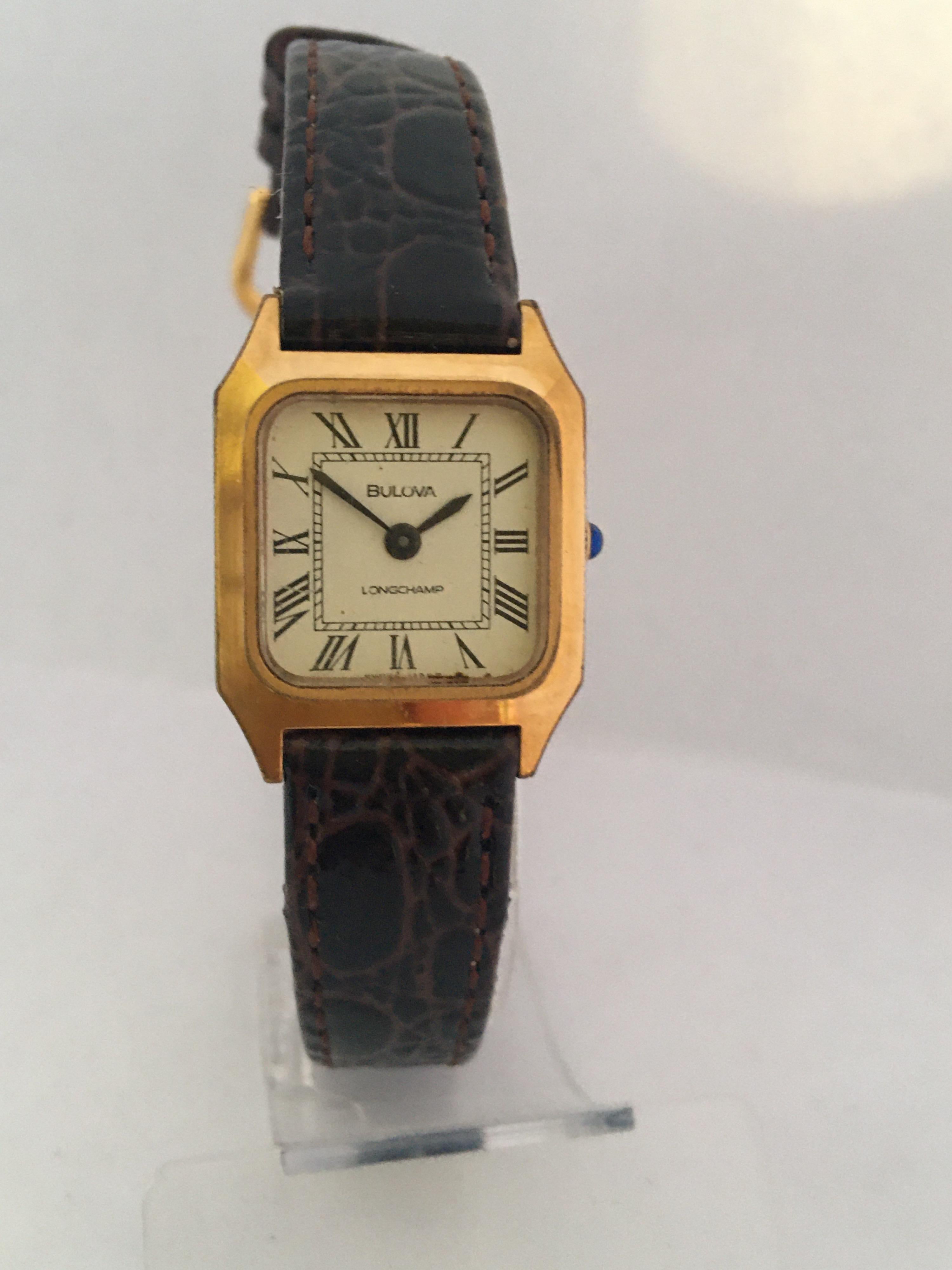 bulova 80s watch