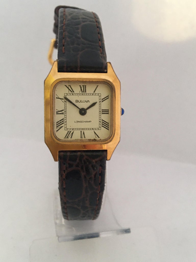 Montre Vintage BULOVA Plaqué Or - Pour Femme, Occasion, Style Rétro élégant