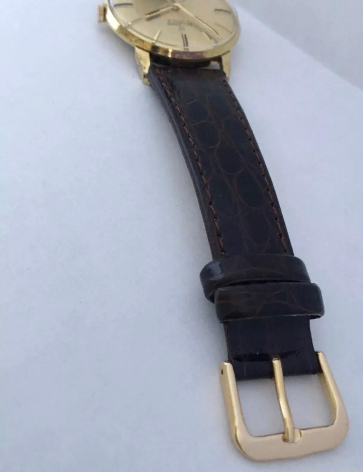 Vintage Gold-Plated and Stainless Steel Swiss Mechanical Watch 3