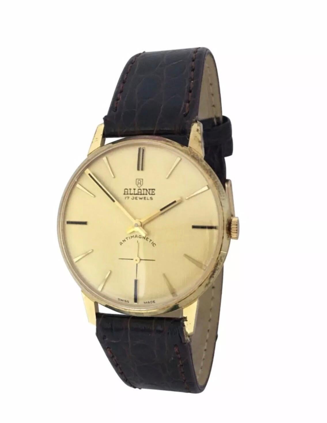 Vintage Gold-Plated and Stainless Steel Swiss Mechanical Watch 5