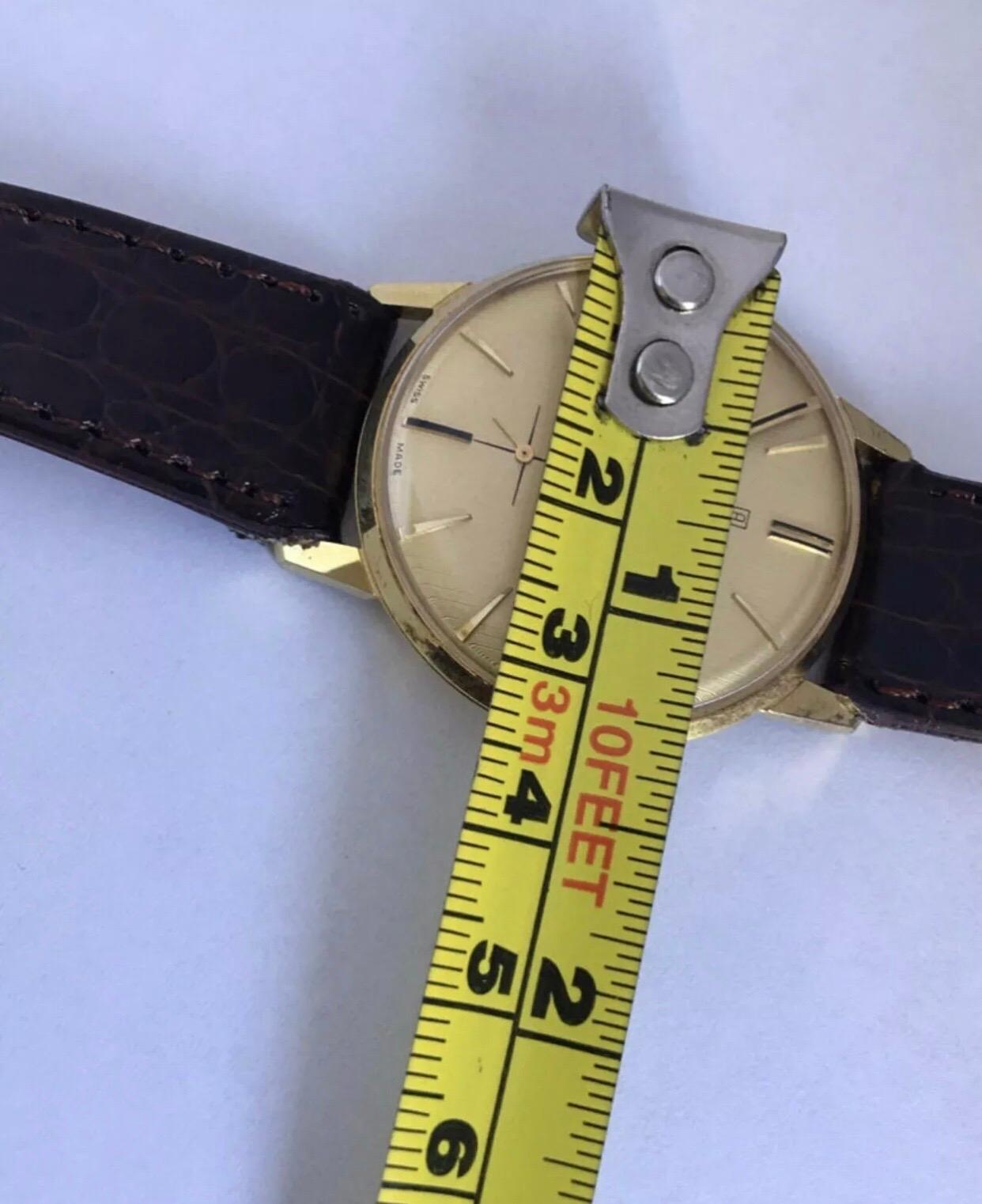 Vintage Gold-Plated and Stainless Steel Swiss Mechanical Watch 1