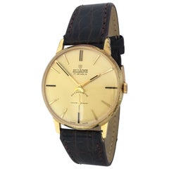 Vintage Gold-Plated and Stainless Steel Swiss Mechanical Watch