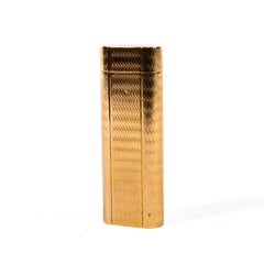 Vintage Gold Plated Cartier Les Must Lighter 1960s
