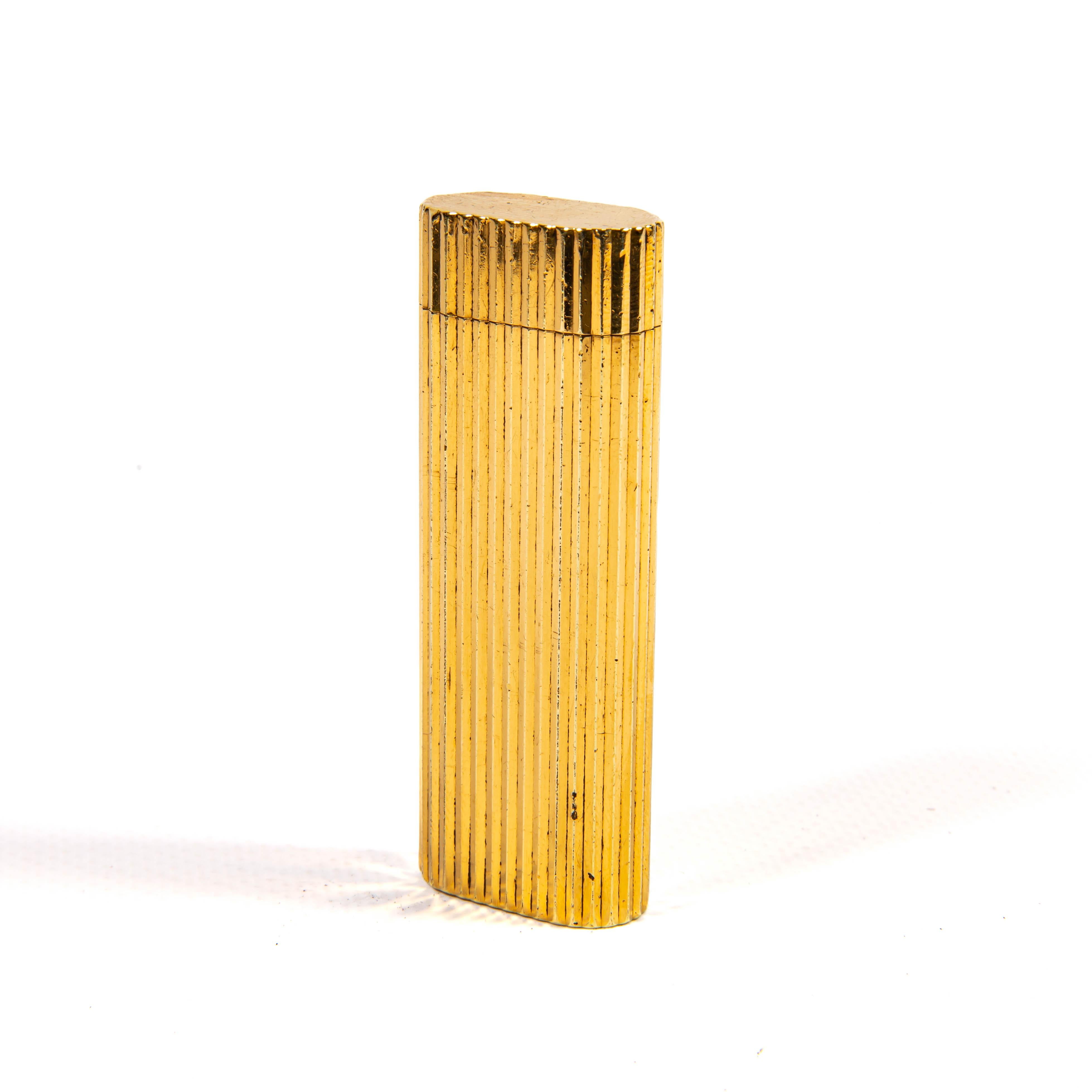Vintage Plaqué Or CARTIER Les Must Briquet 1970 Unisexe en vente