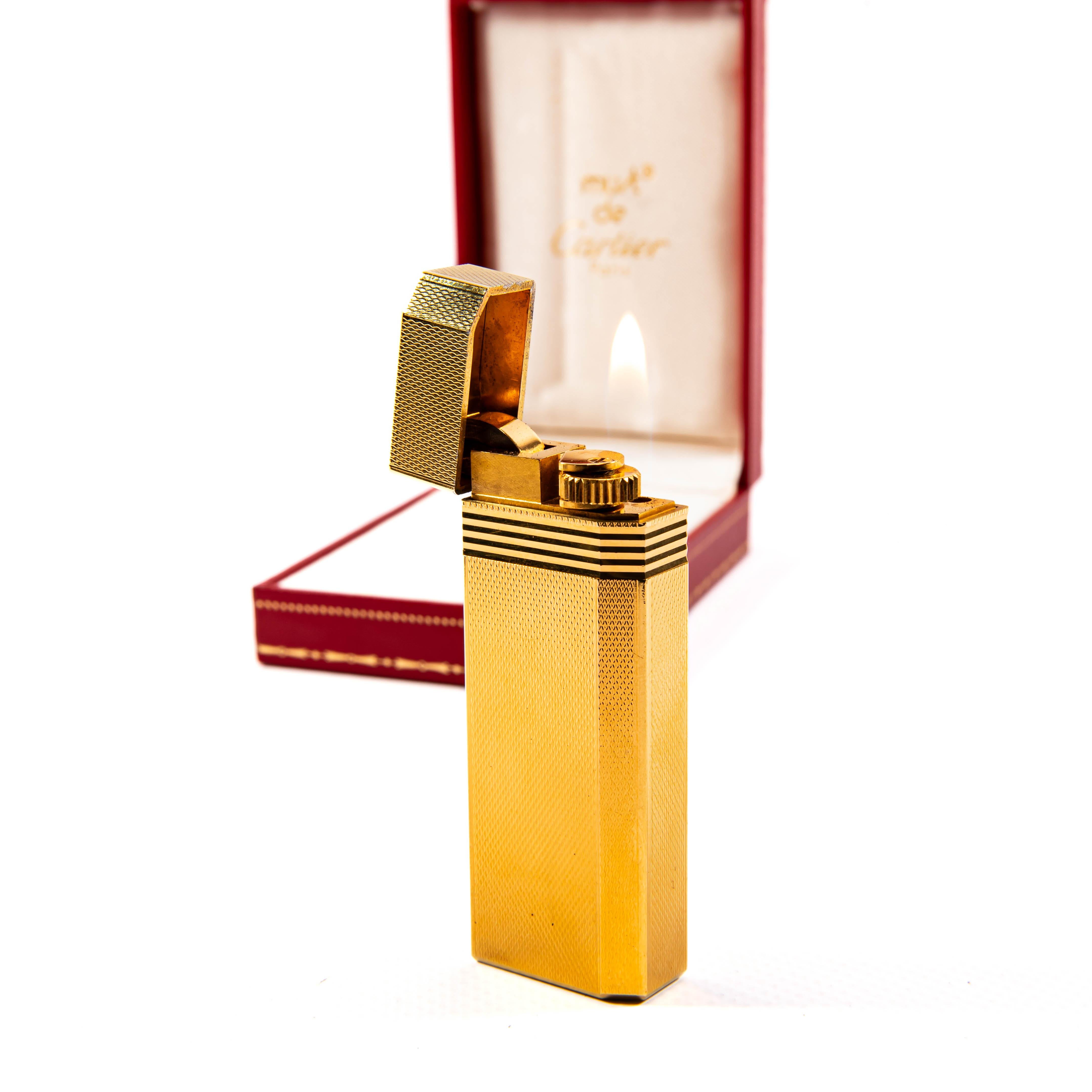 Vergoldetes CARTIER Pentagon-Leuchter im Vintage-Stil in Schachtel, 1980er Jahre im Angebot 3