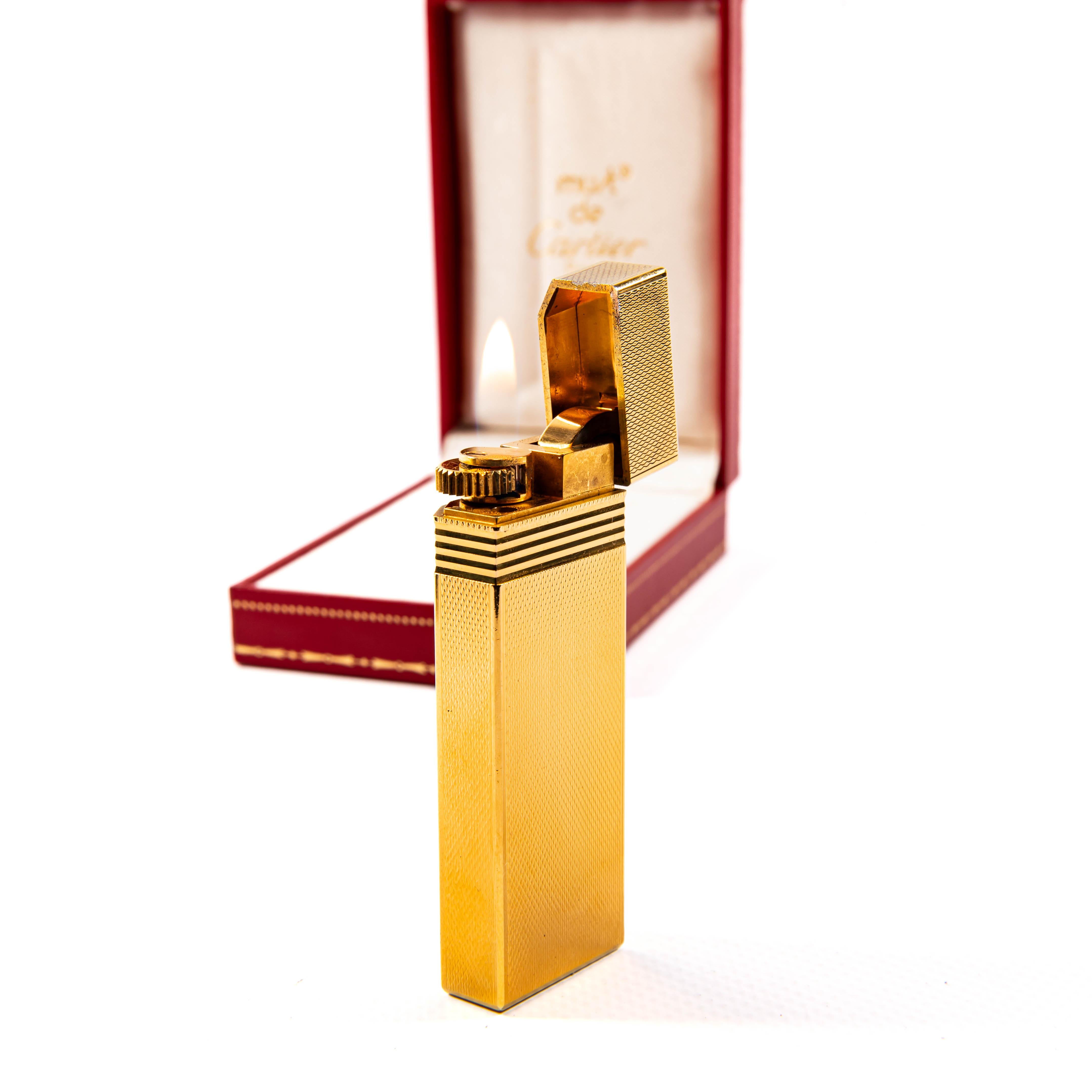 Vergoldetes CARTIER Pentagon-Leuchter im Vintage-Stil in Schachtel, 1980er Jahre im Angebot 4