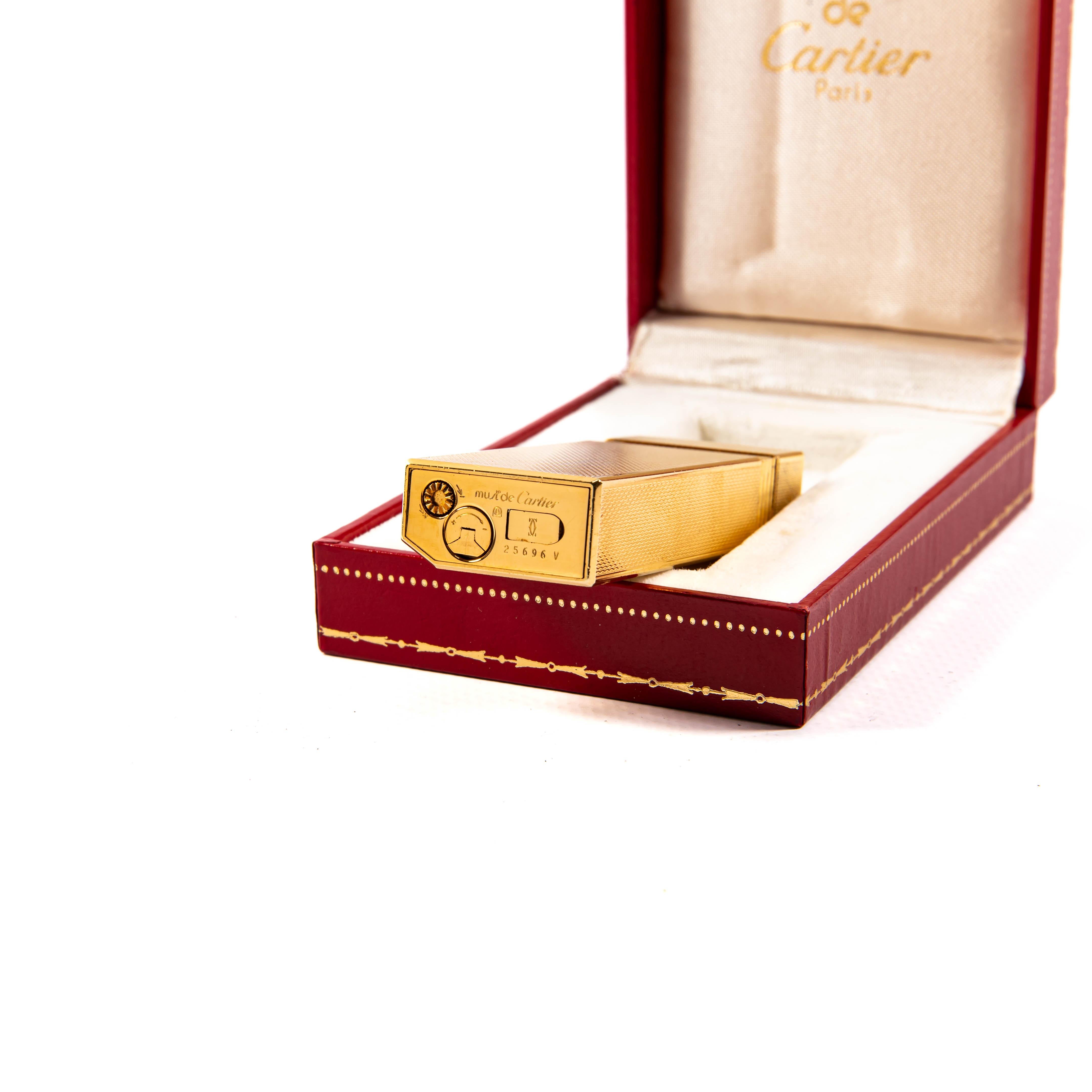 Vergoldetes CARTIER Pentagon-Leuchter im Vintage-Stil in Schachtel, 1980er Jahre im Angebot 5