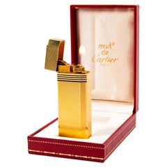 Vergoldetes CARTIER Pentagon-Leuchter im Vintage-Stil in Schachtel, 1980er Jahre