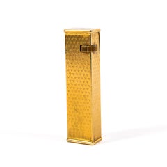 Dunhill Cartier Licence Briquet plaqué or, Circa 1930, Révisé