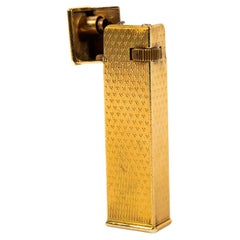 Dunhill Cartier Licence Briquet plaqué or, Circa 1930, Révisé