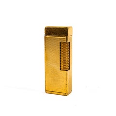 Encendedor Dunhill Rollagas 1966 vintage chapado en oro