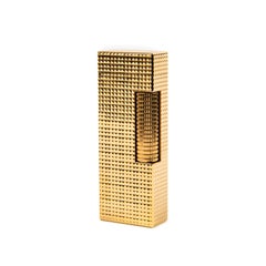 Vintage Gold Plated Dunhill Rollagas Lighter 1969