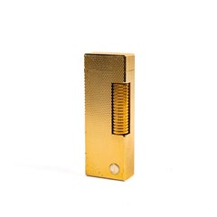 Vintage Gold Plated Dunhill Rollagas Lighter 1989