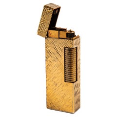 Encendedor Rollagas Florentino DUNHILL vintage chapado en oro Años 60