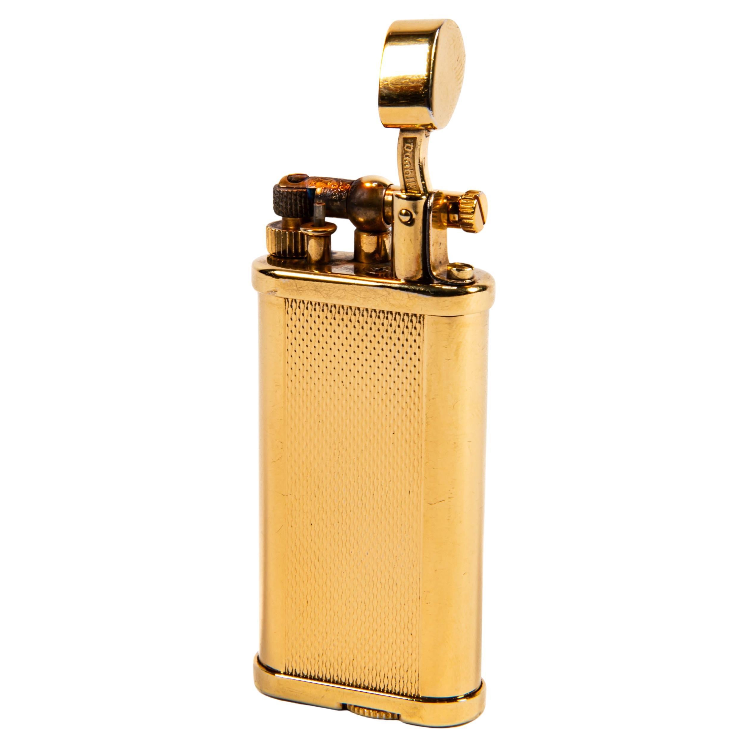 Vintage Gold Plated DUNHILL Unique Barley Lighter 1990s