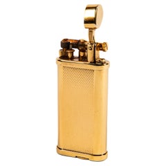 Vintage Gold Plated DUNHILL Unique Barley Lighter 1990s