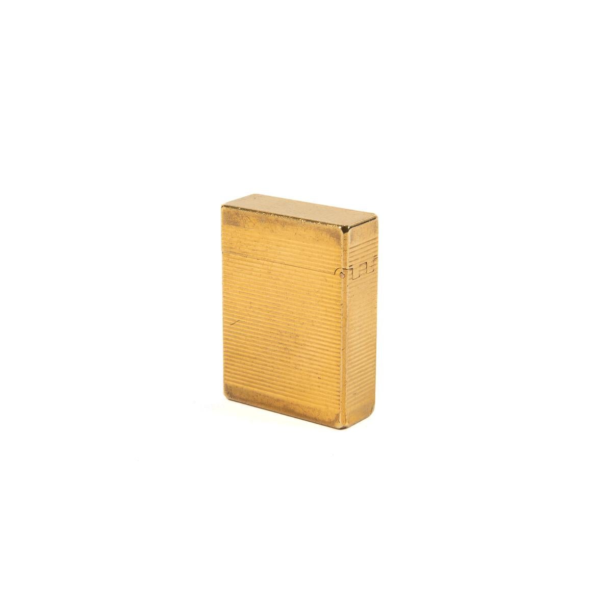 Women's or Men's Vintage Gold Plated Ligne 1 ST DUPONT Lighter 1970s