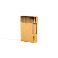 Vintage Gold Plated S.T. DUPONT Gatsby Lighter 1980s