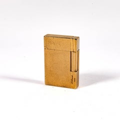 Vintage Gold Plated S.T. DUPONT Gatsby Lighter 1990s