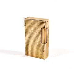 Vintage Gold Plated S.T. DUPONT Ligne 1 BR Regular Lighter 1980s