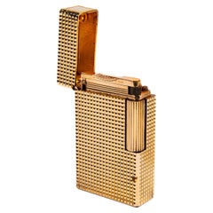 Vintage Gold Plated S.T. DUPONT Ligne 1 BR Regular Lighter 1980s