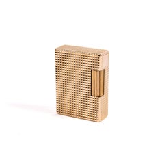 Vintage Vergoldet S.T. DUPONT Ligne 1 BS Kleines Feuerzeug 1960er Jahre