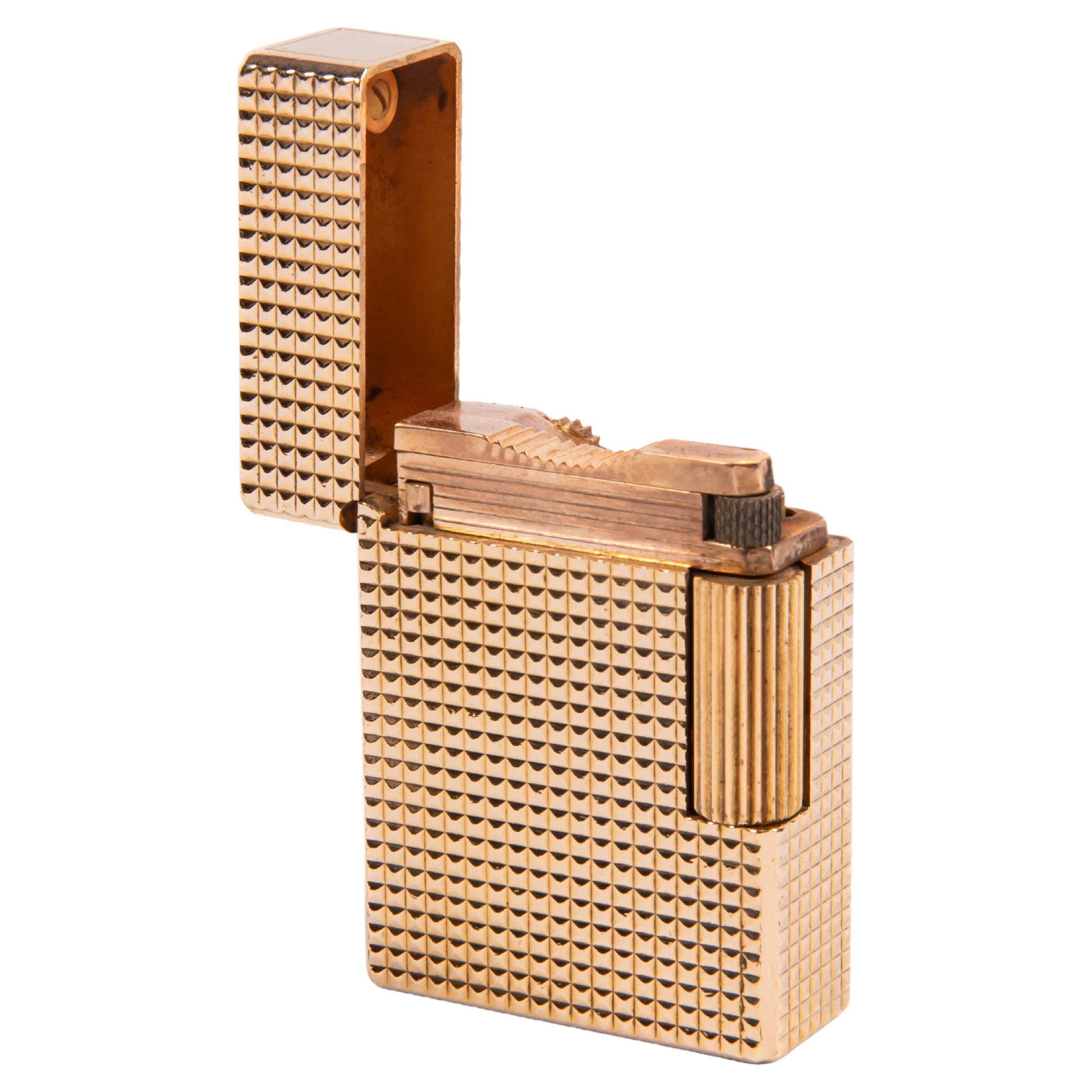 Vintage Gold Plated S.T. DUPONT Ligne 1 BS Small Lighter 1960s