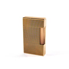 Vintage Gold Plated S.T. DUPONT Ligne 2 Regular Lighter 1990s