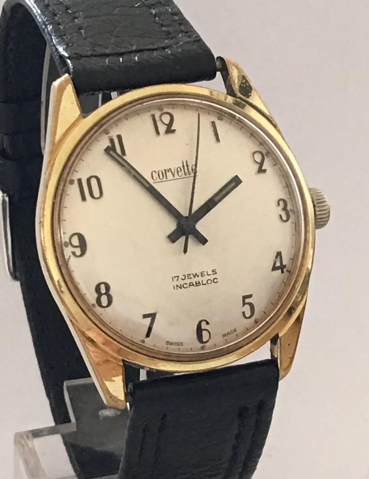 Corvette 17 jewels watch sale