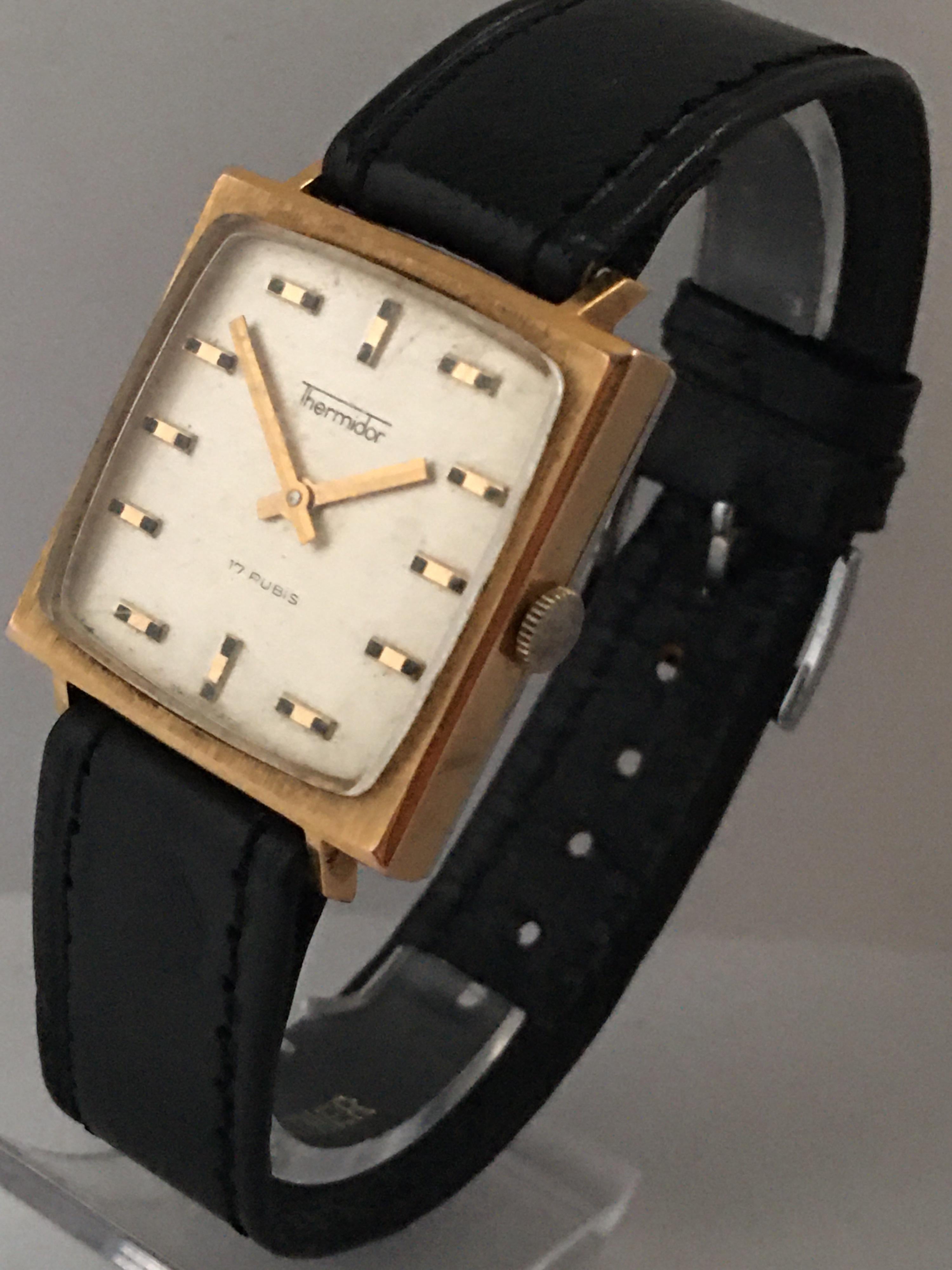 Vintage Gold-Plated and Steel Swiss Mechanical Watch 6