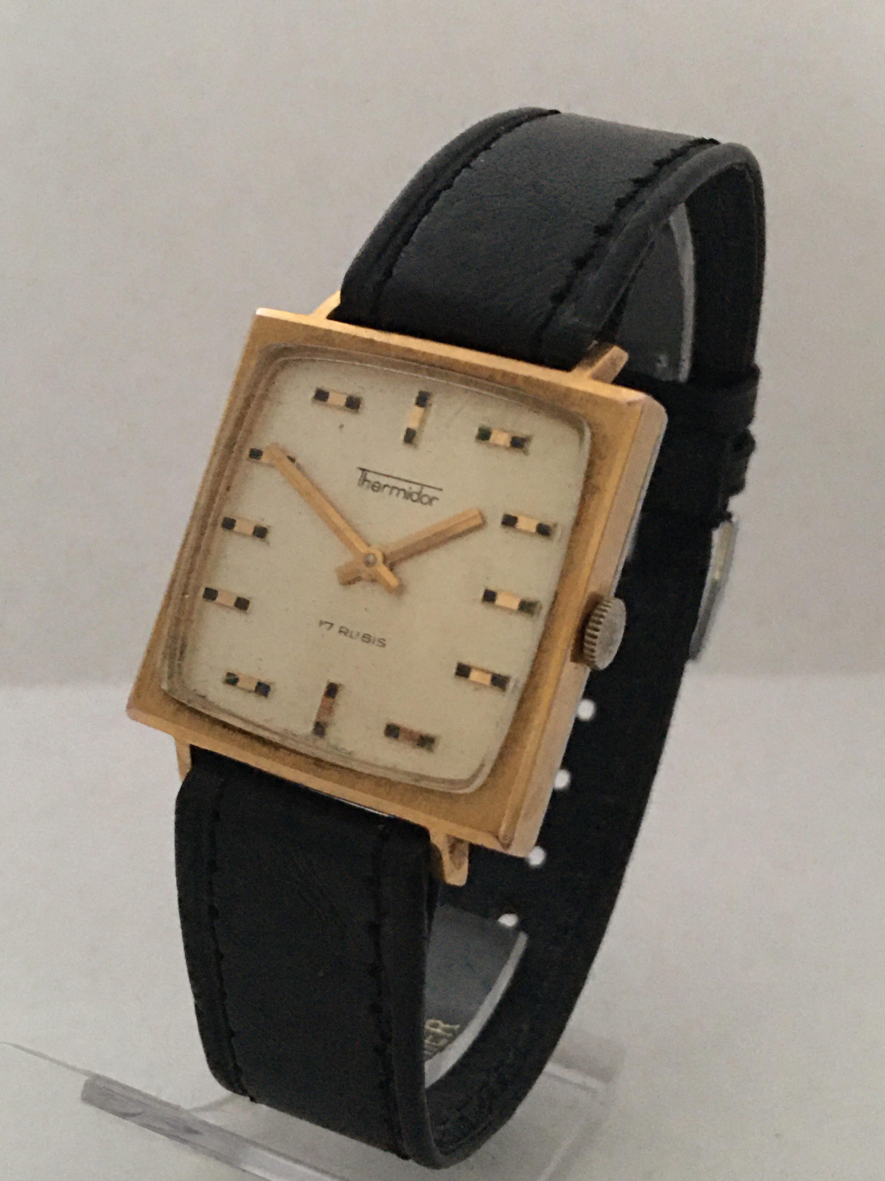 Vintage Gold-Plated and Steel Swiss Mechanical Watch 1