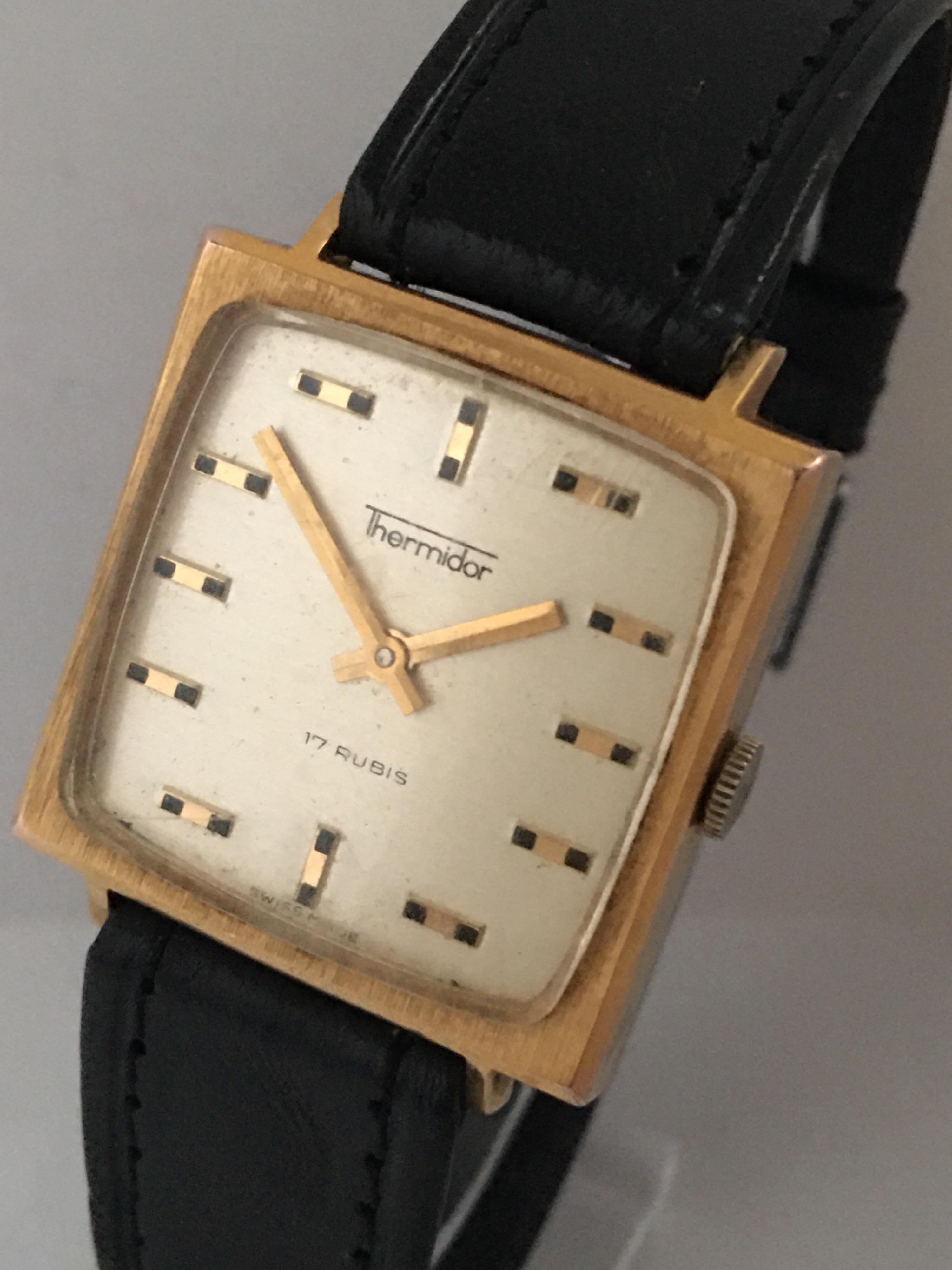 Vintage Gold-Plated and Steel Swiss Mechanical Watch 3