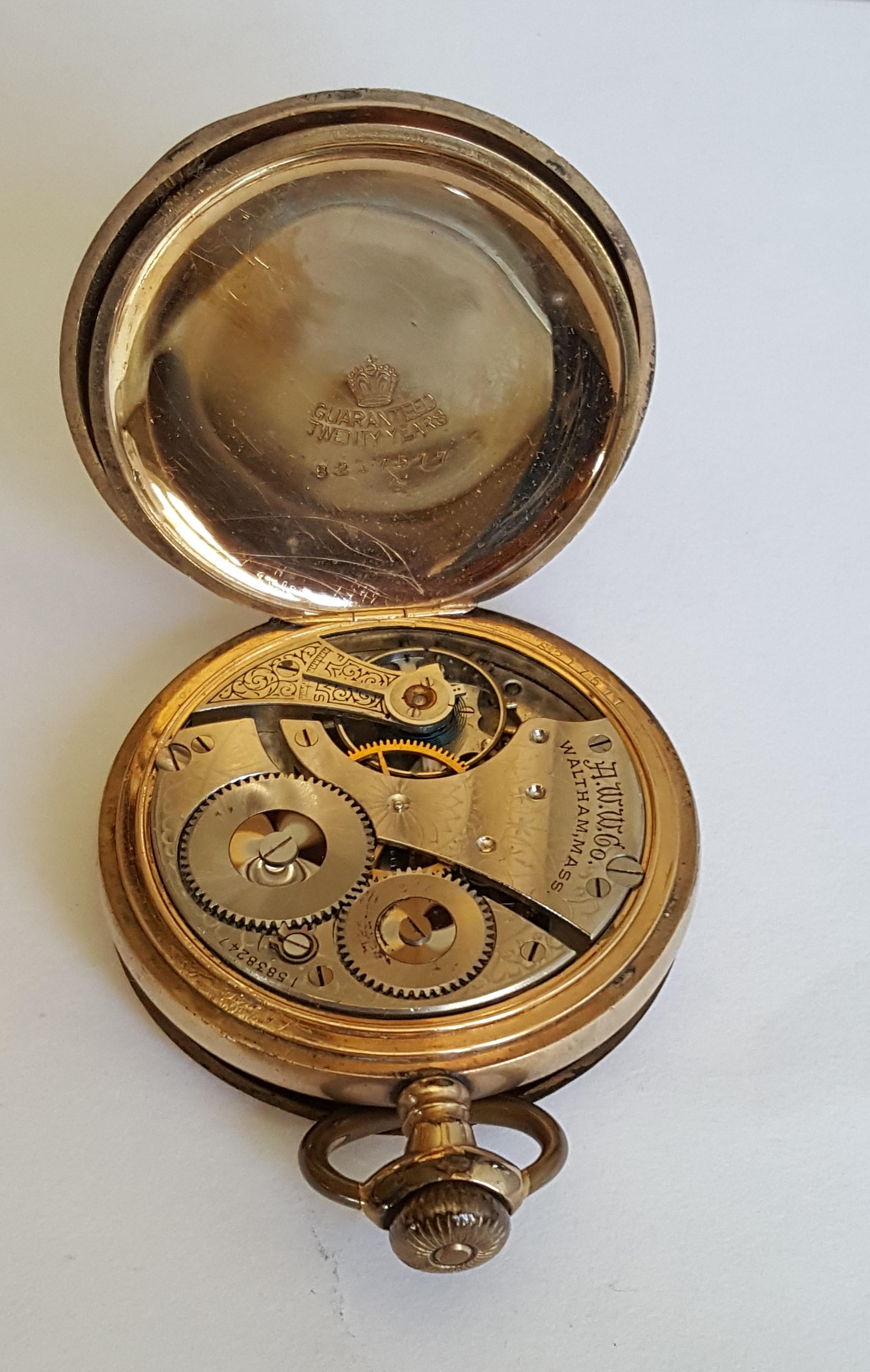 1907 waltham pocket watch