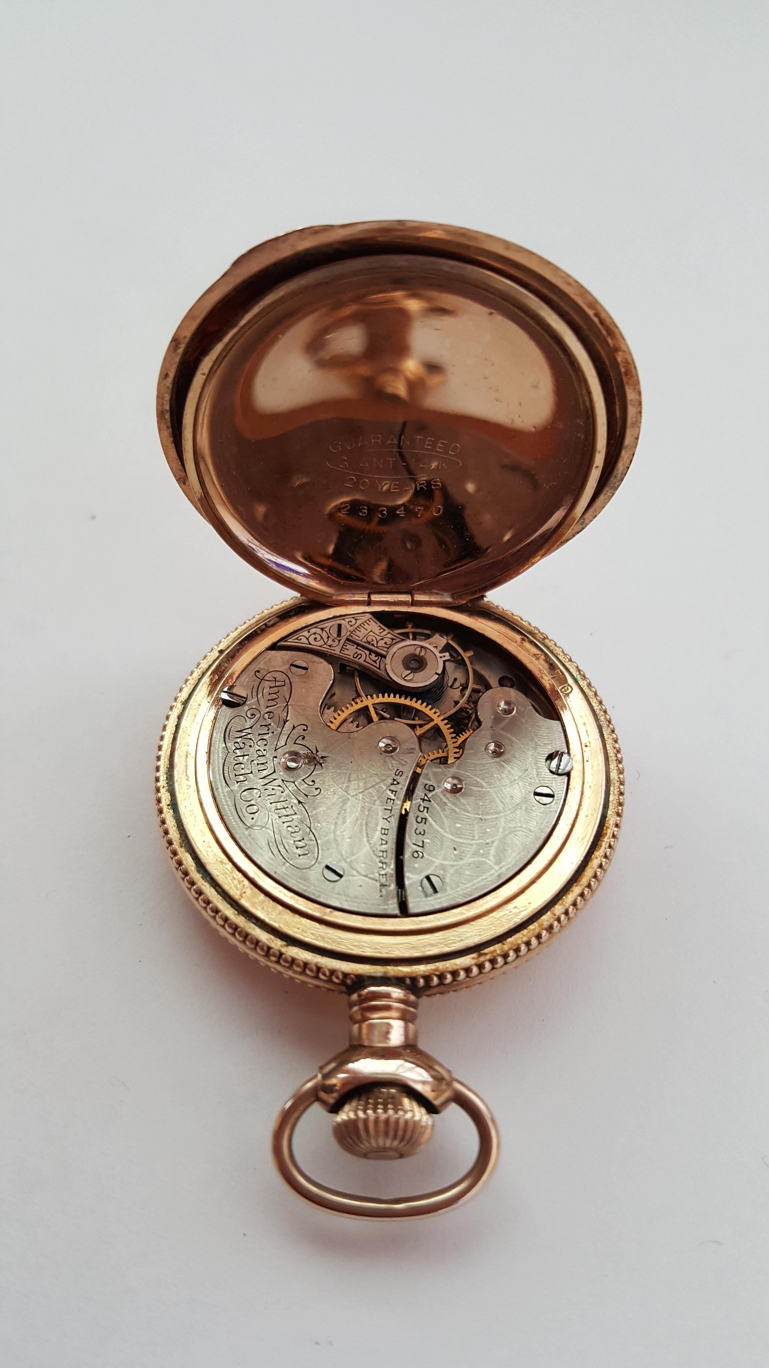 waltham pocket watch models